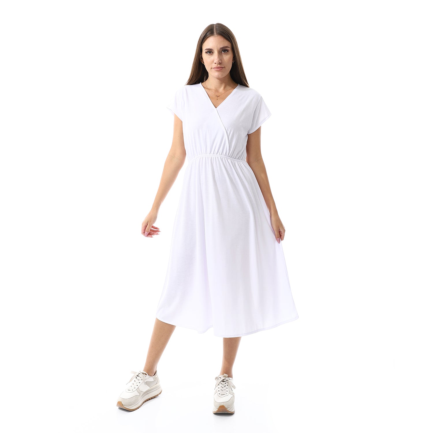 White Wrap Dress