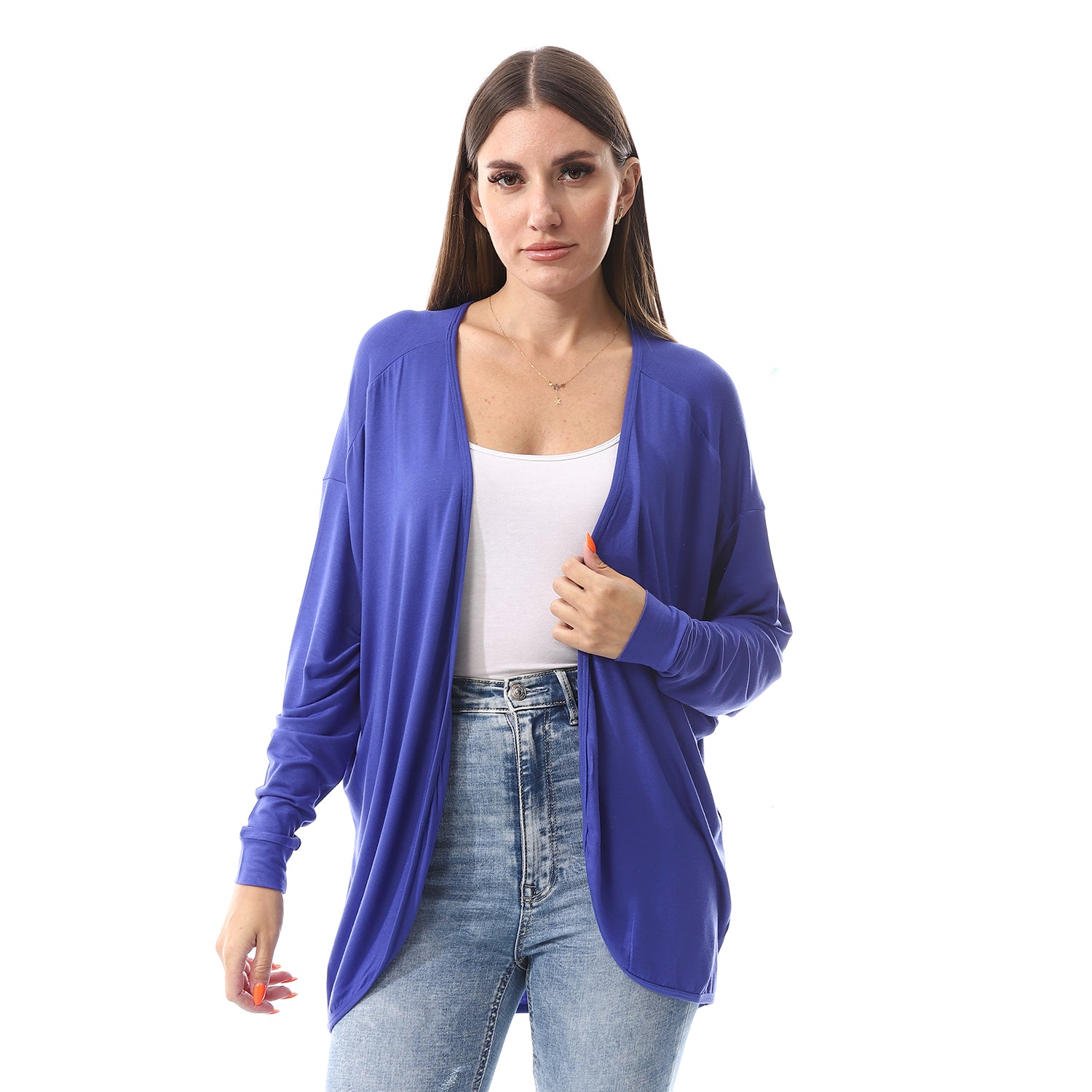 Purple Flowy cardigan