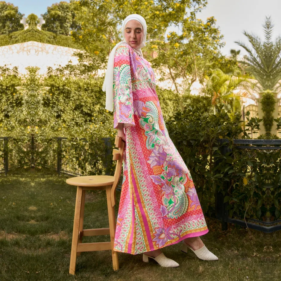 Paisley floral dress