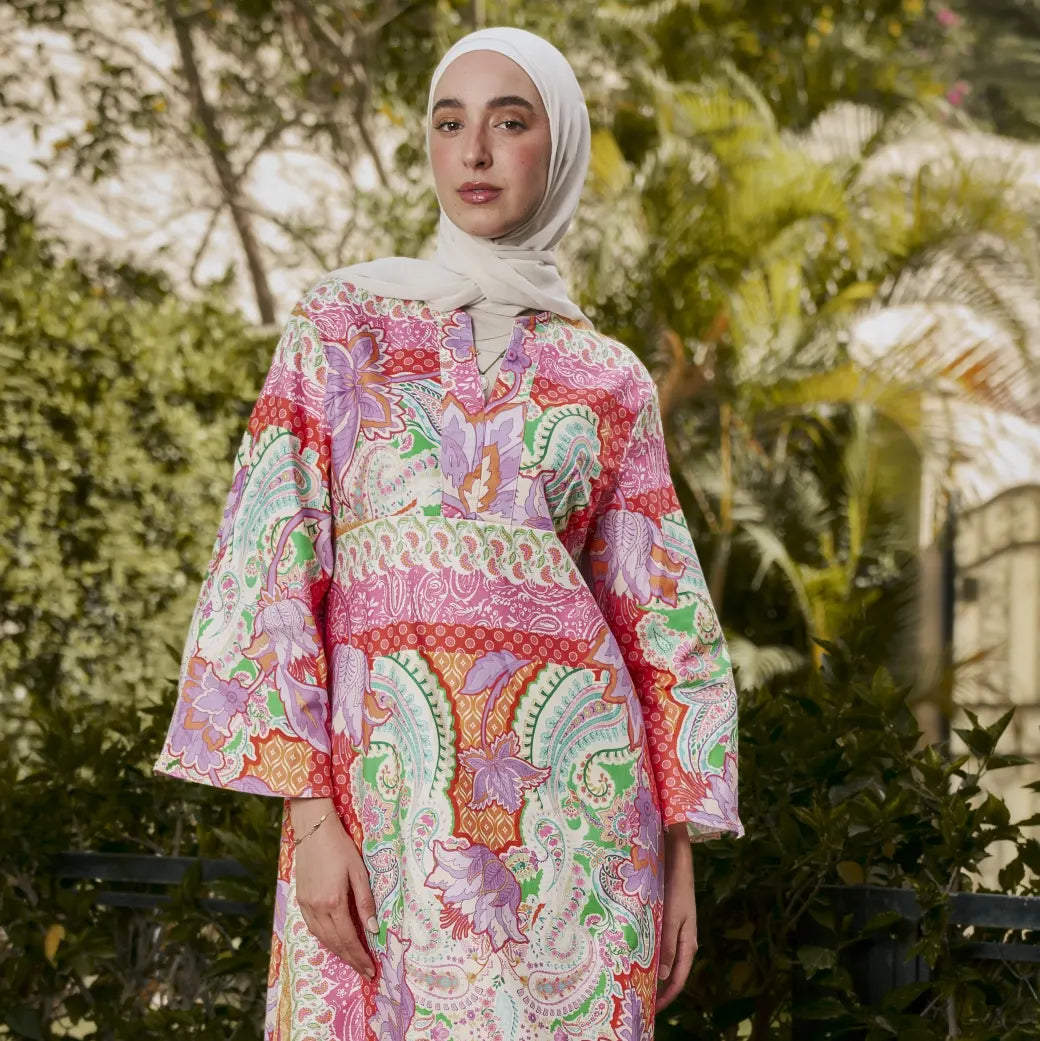 Paisley floral dress