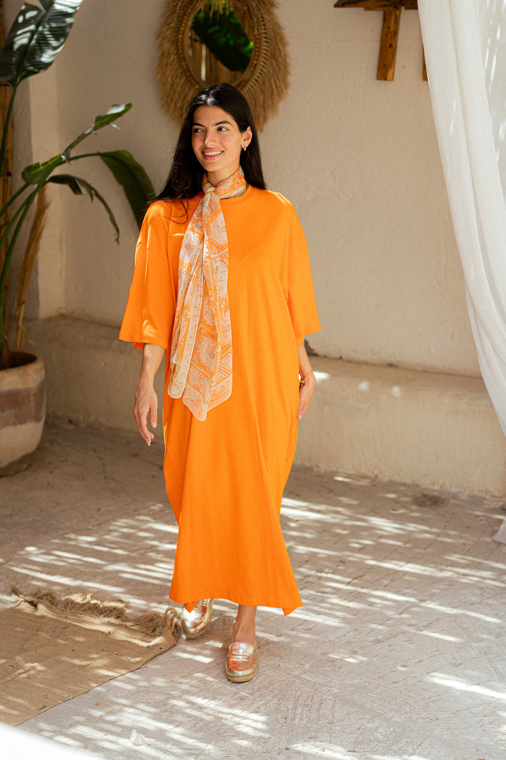 Black Oversized short sleeves shirt dress