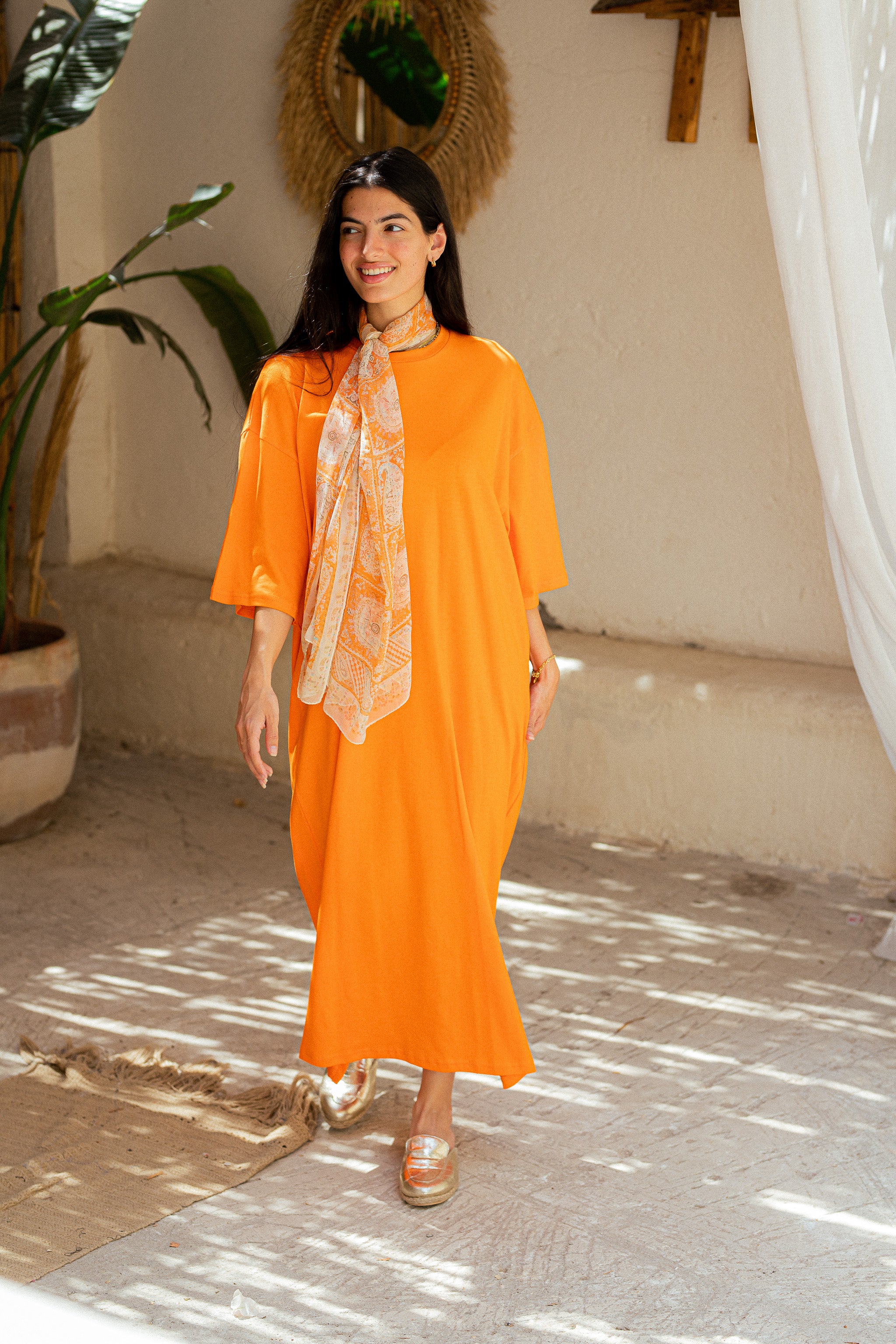 Black Oversized short sleeves shirt dress