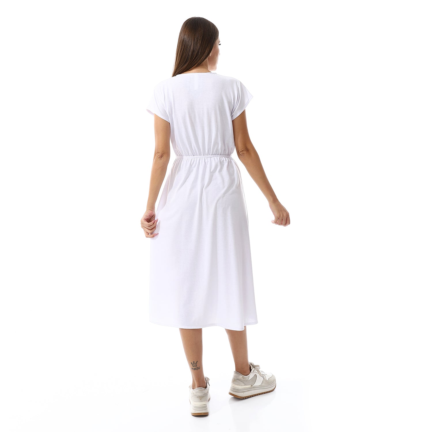 White Wrap Dress