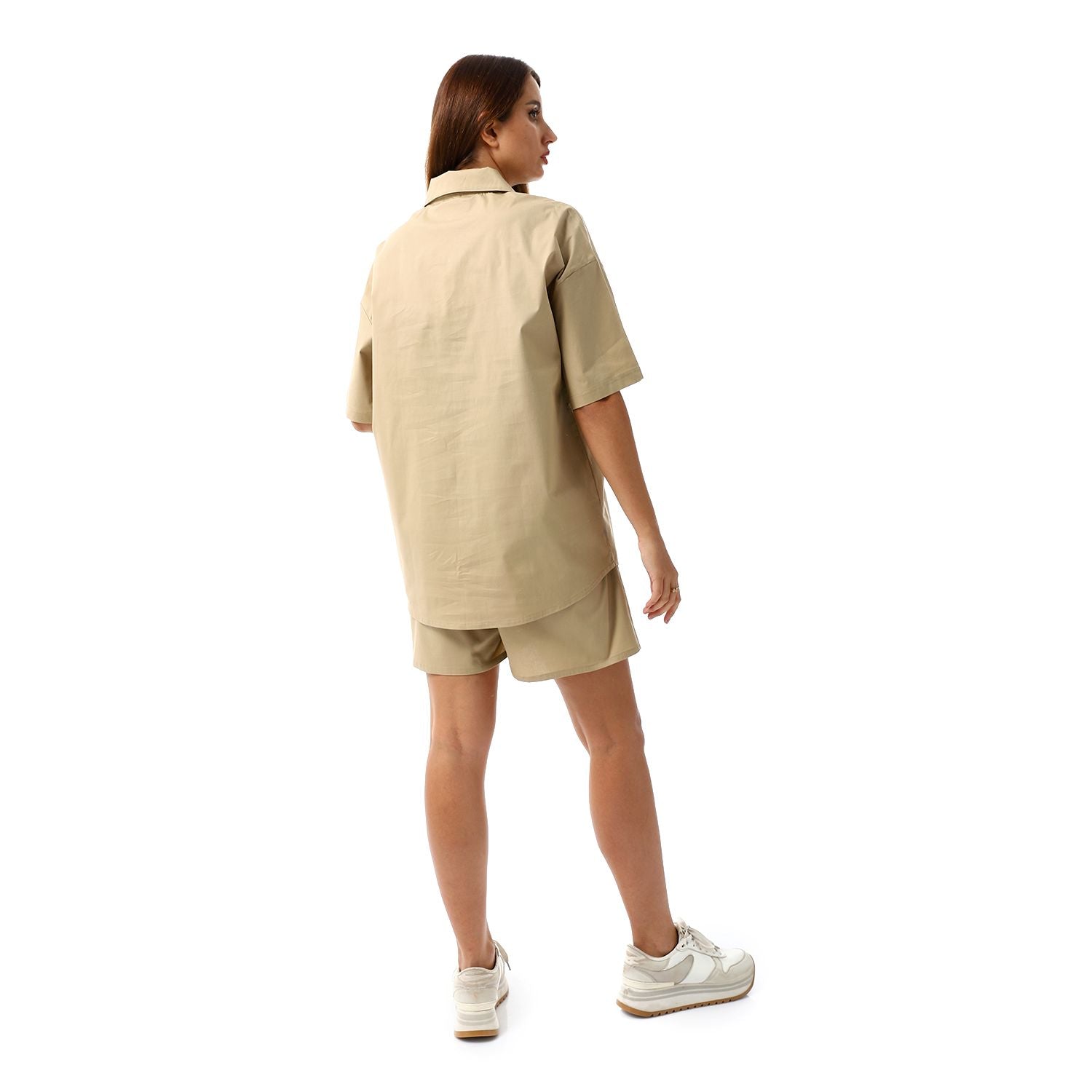 Beige poplin Set
