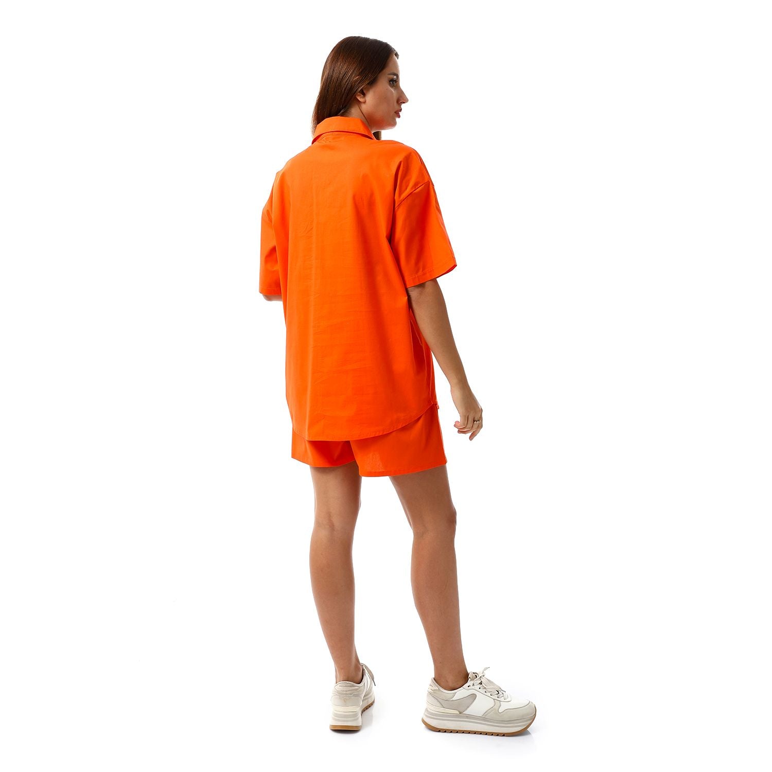 Orange poplin Set