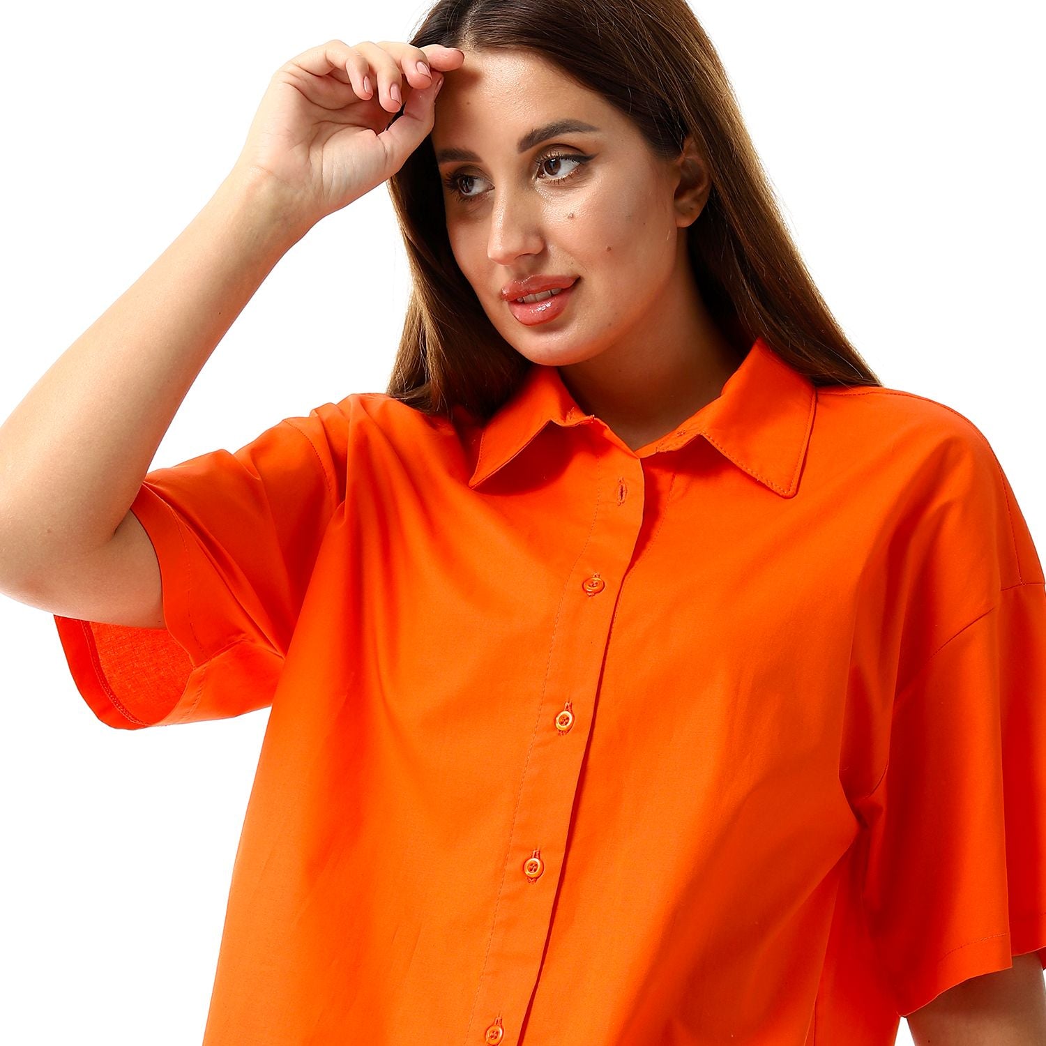 Orange poplin Set