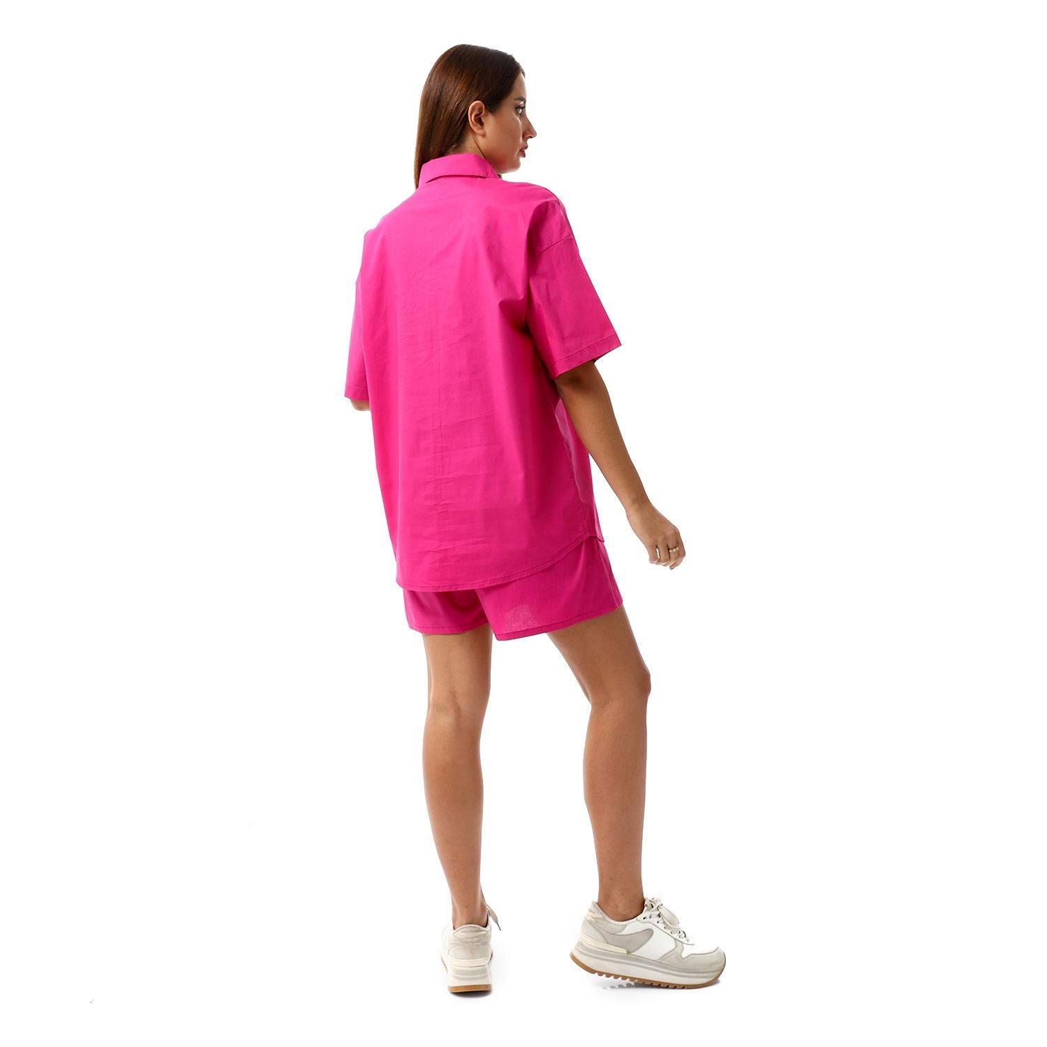 Hot Pink poplin Set