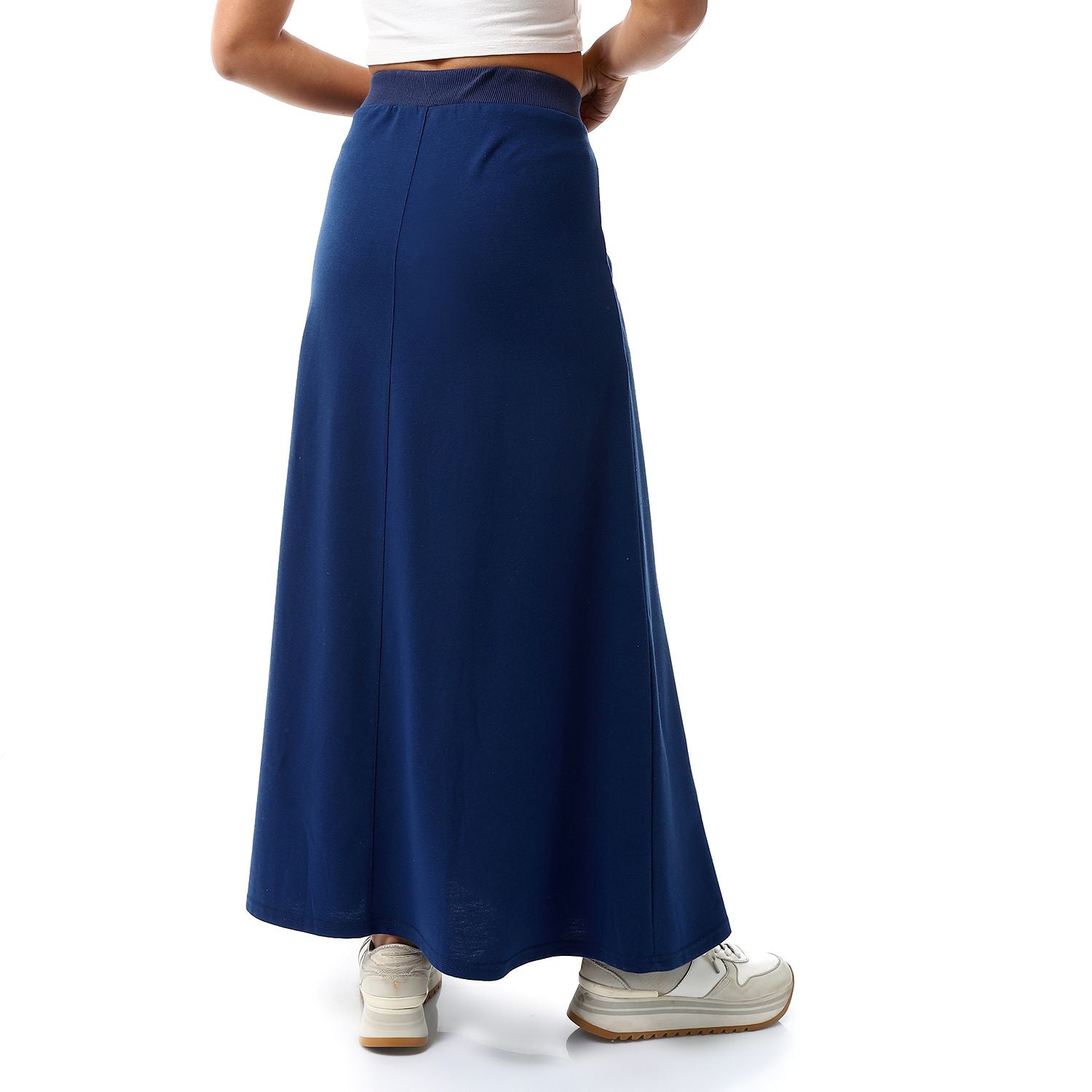 Navy maxi skirt