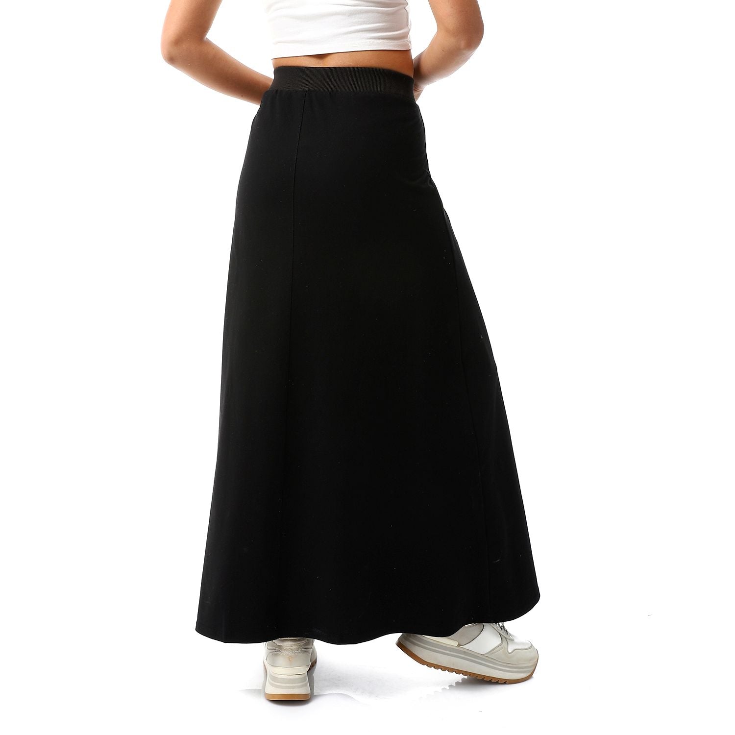 Black maxi skirt