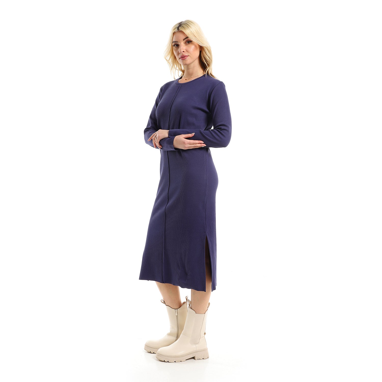 Baby blue Rib dress