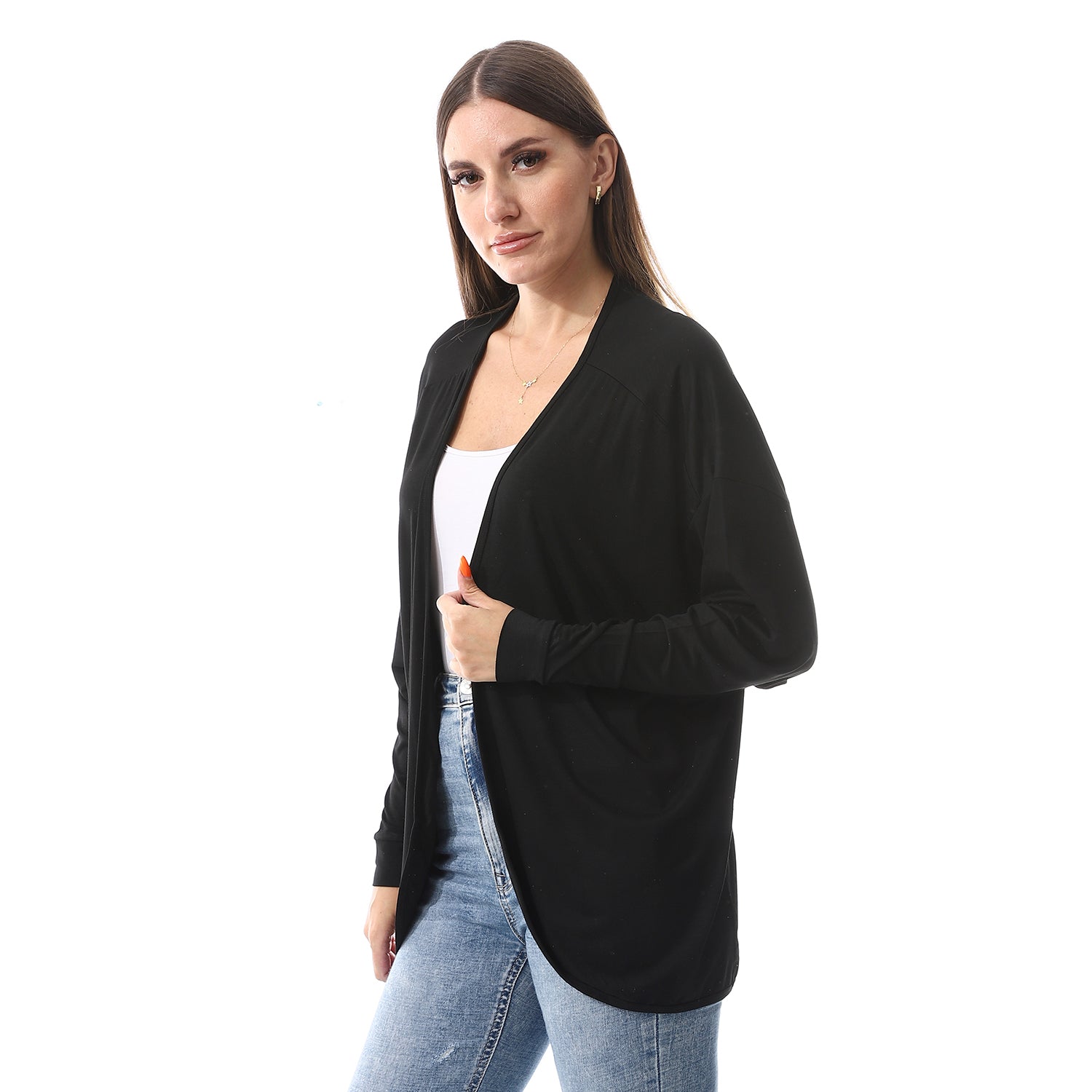 Black Flowy Cardigan