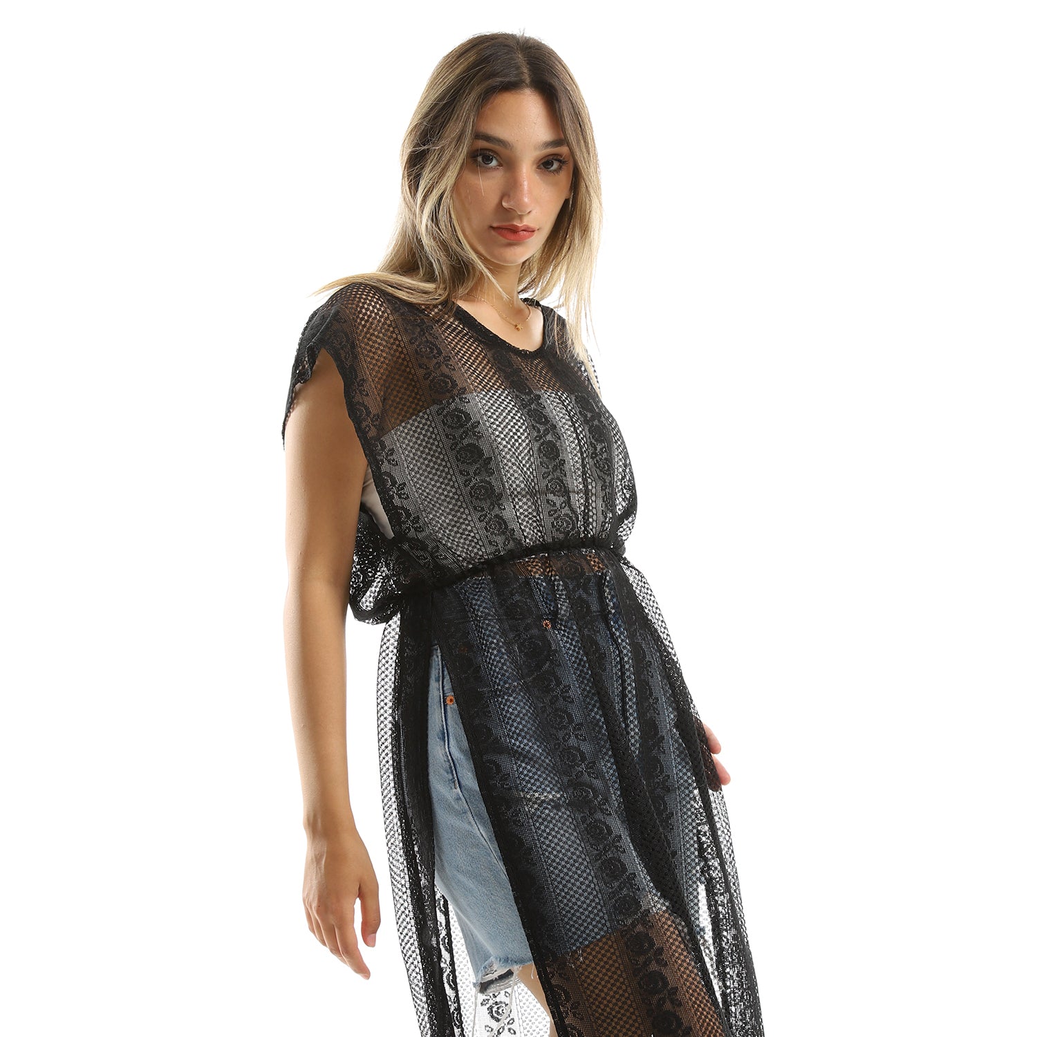 Black Beach Lace dress