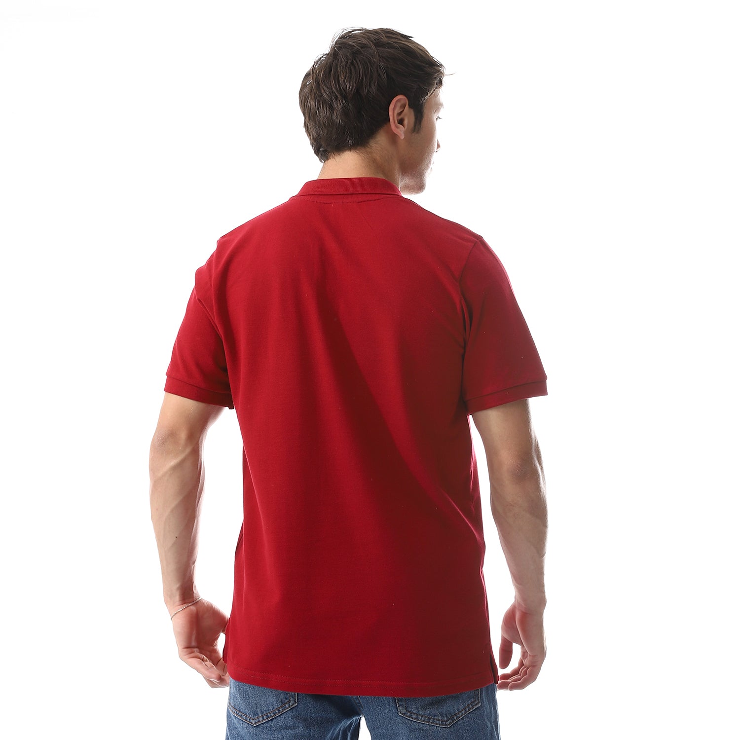 burgundy Polo shirt