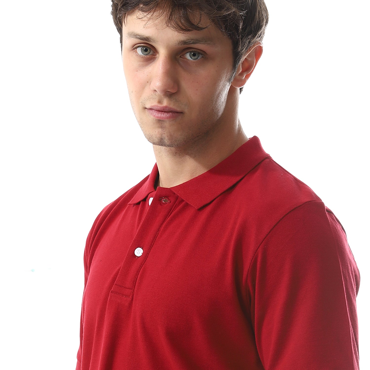burgundy Polo shirt