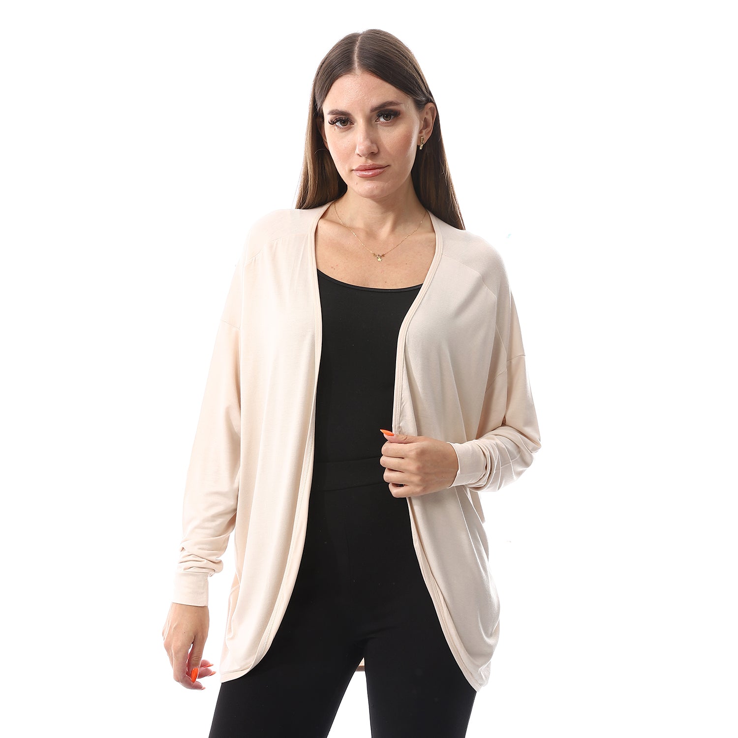 White Flowy cardigan