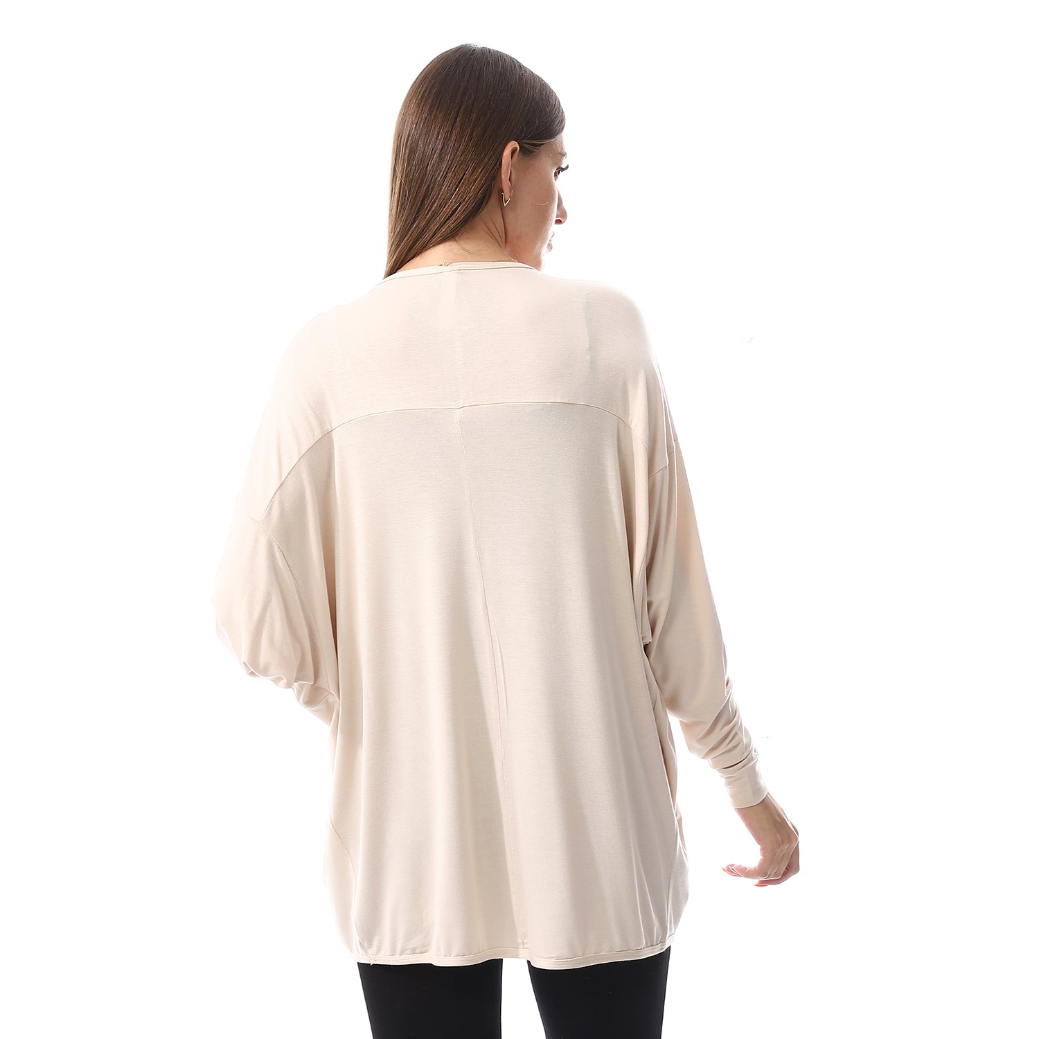 Beige Flowy cardigan