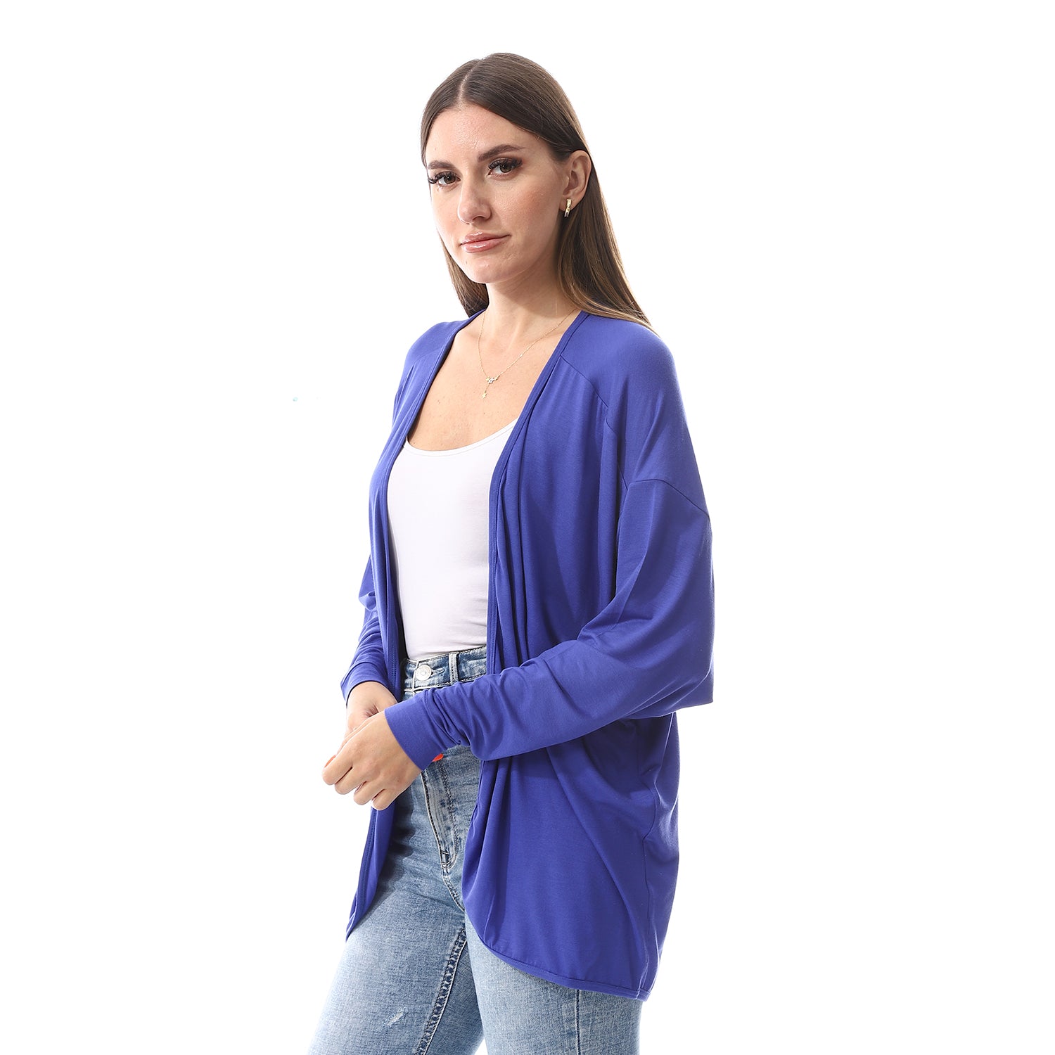 Purple Flowy cardigan