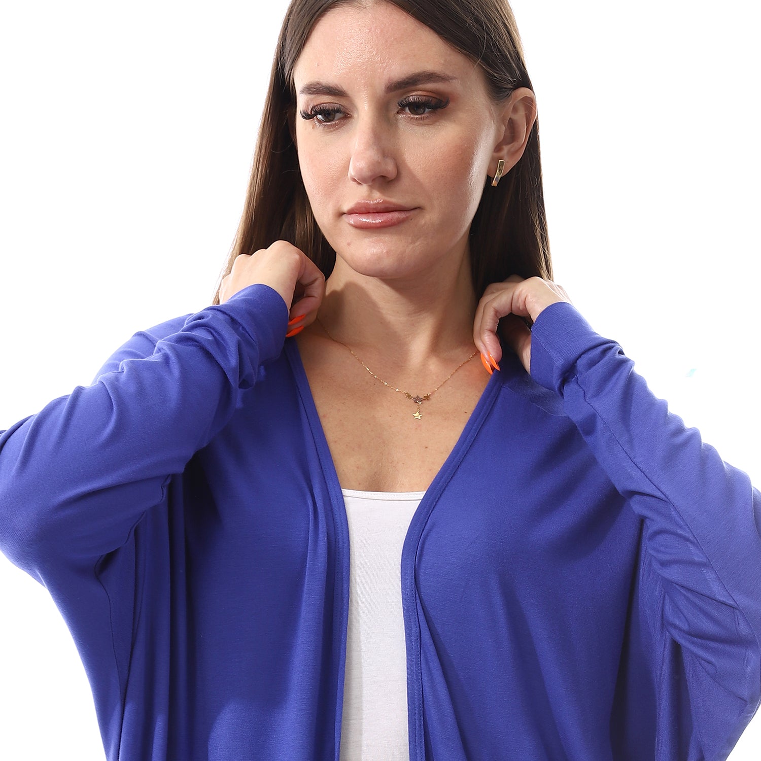 Purple Flowy cardigan