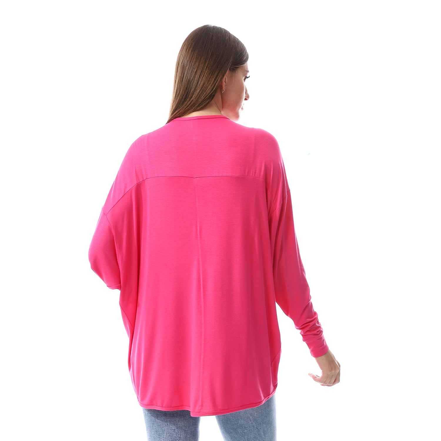 Hot Pink Flowy cardigan