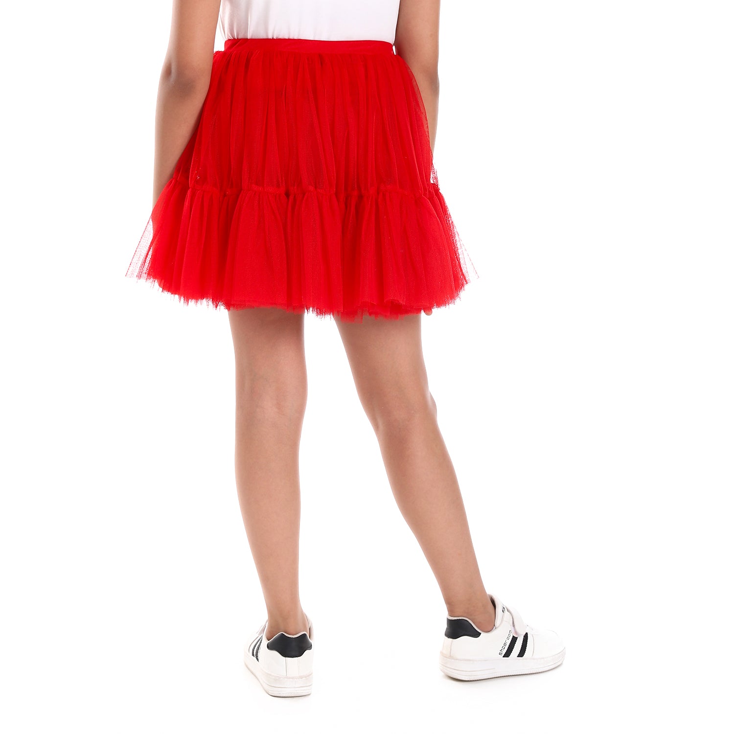 Red Puffed Kids Tutu skirt