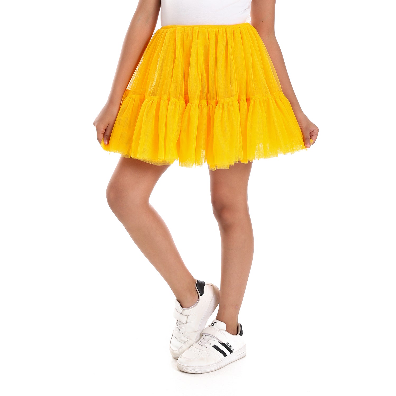 Mango yellow Puffed Kids Tutu skirt