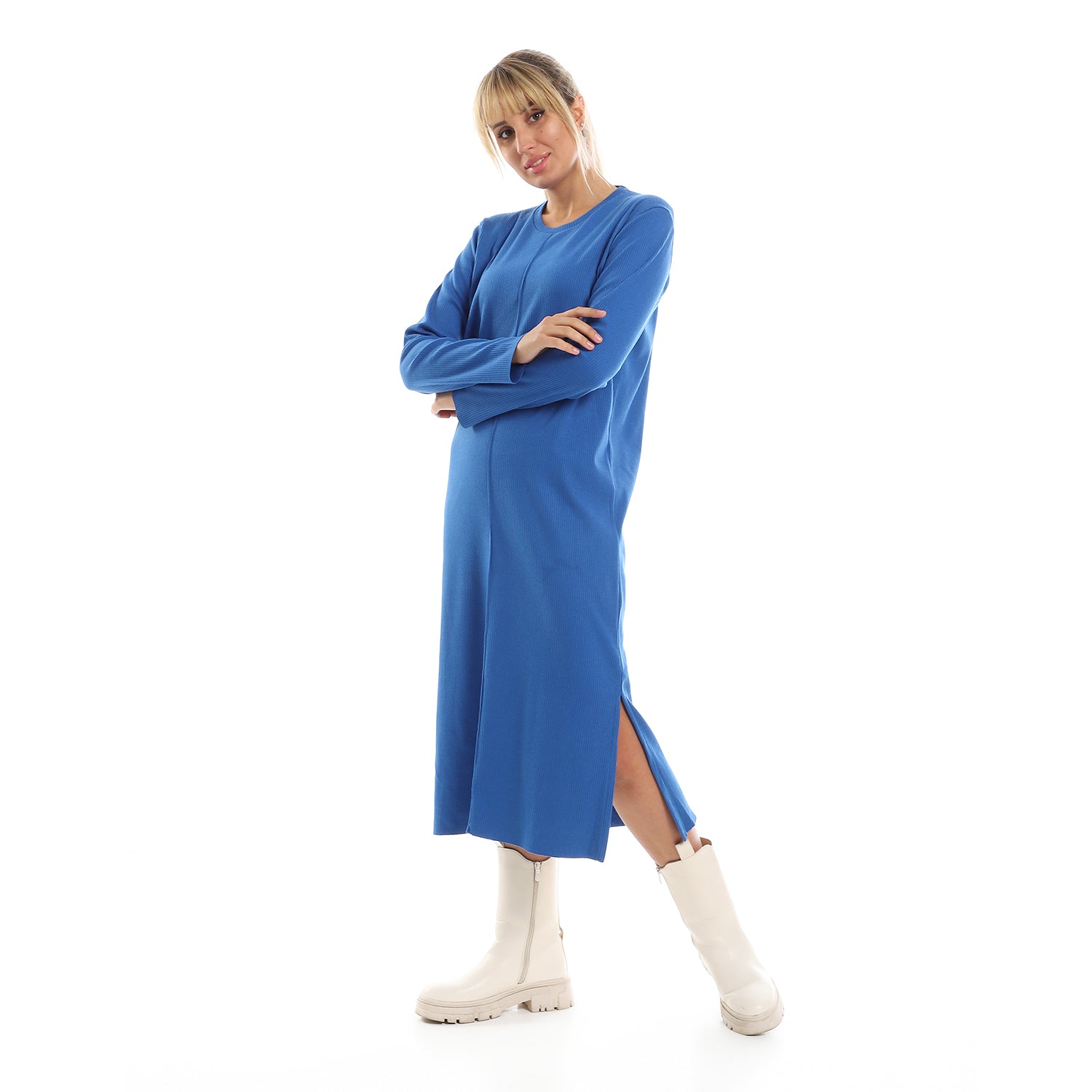 Baby blue Rib dress