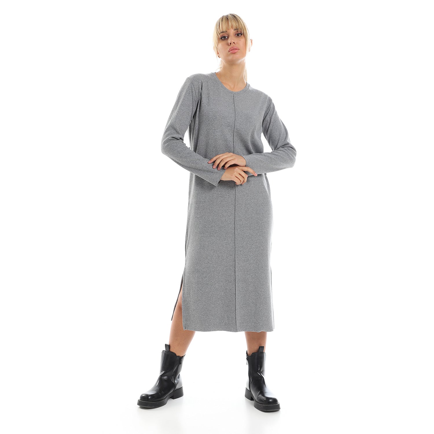 Baby blue Rib dress