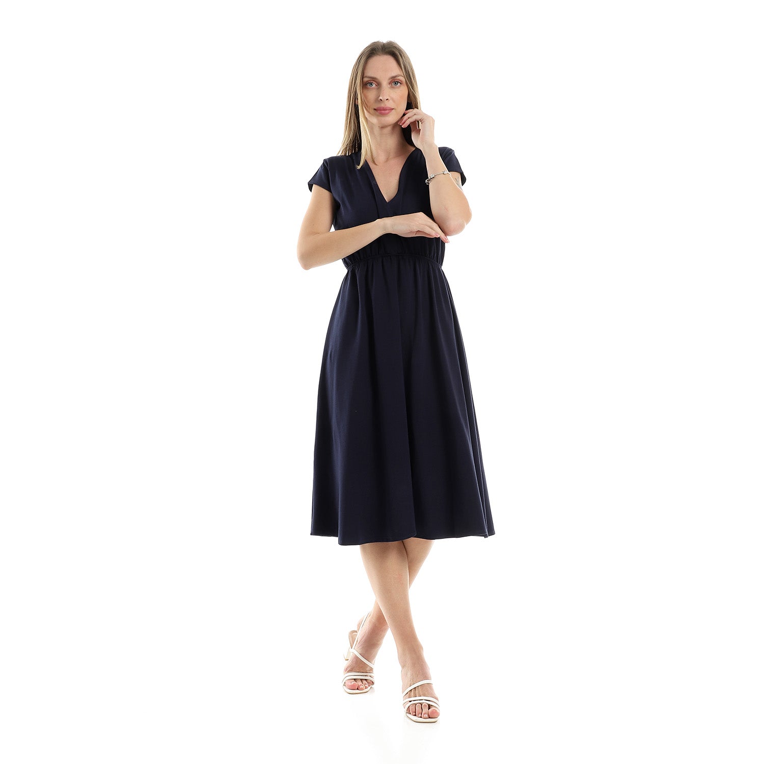 Khaki Wrap Dress