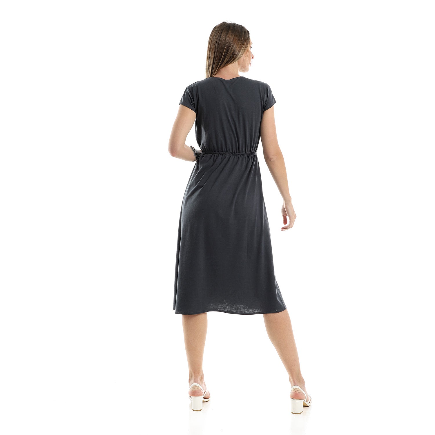 Khaki Wrap Dress