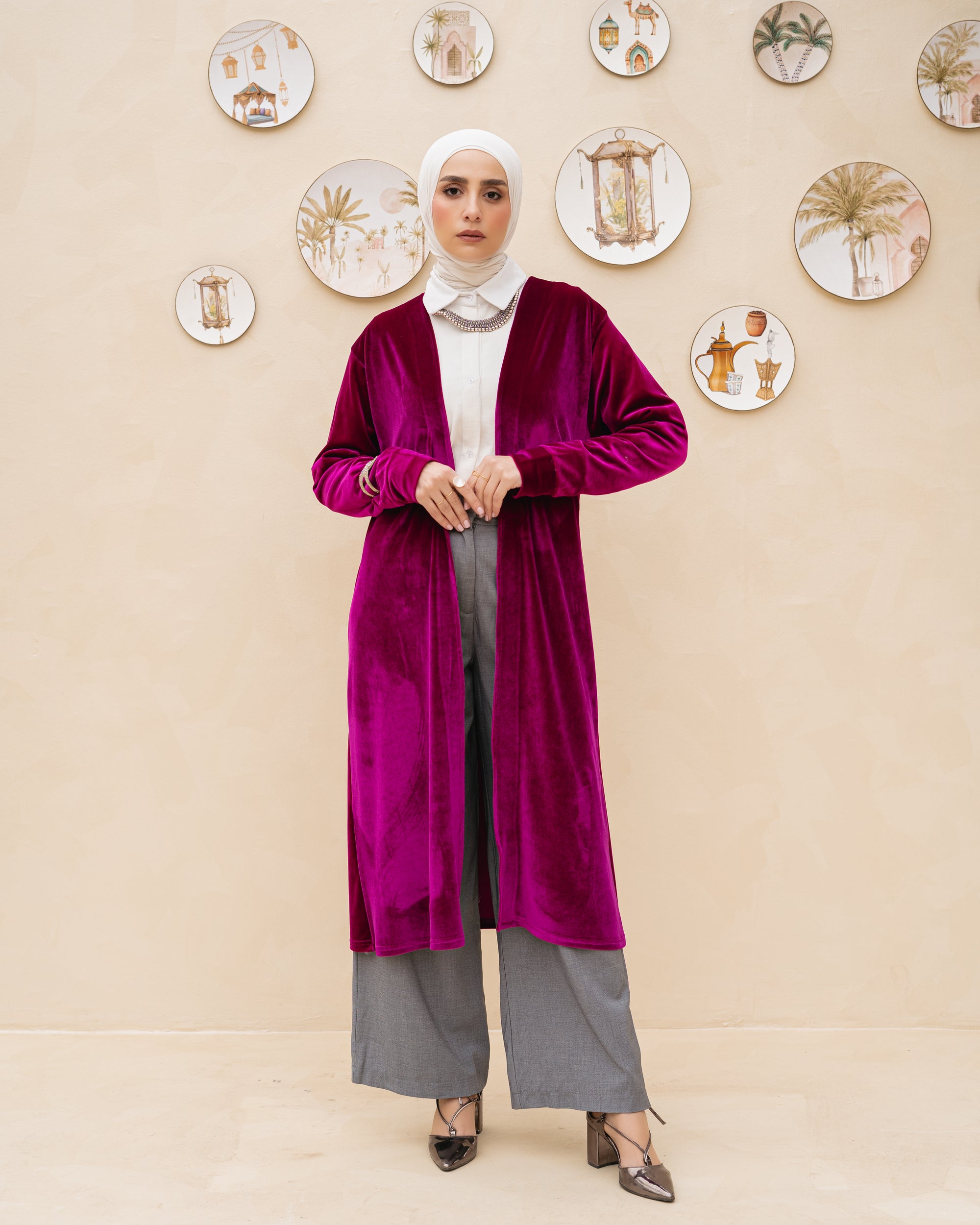 Black Velvet Cardigan