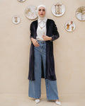 Black Velvet Cardigan