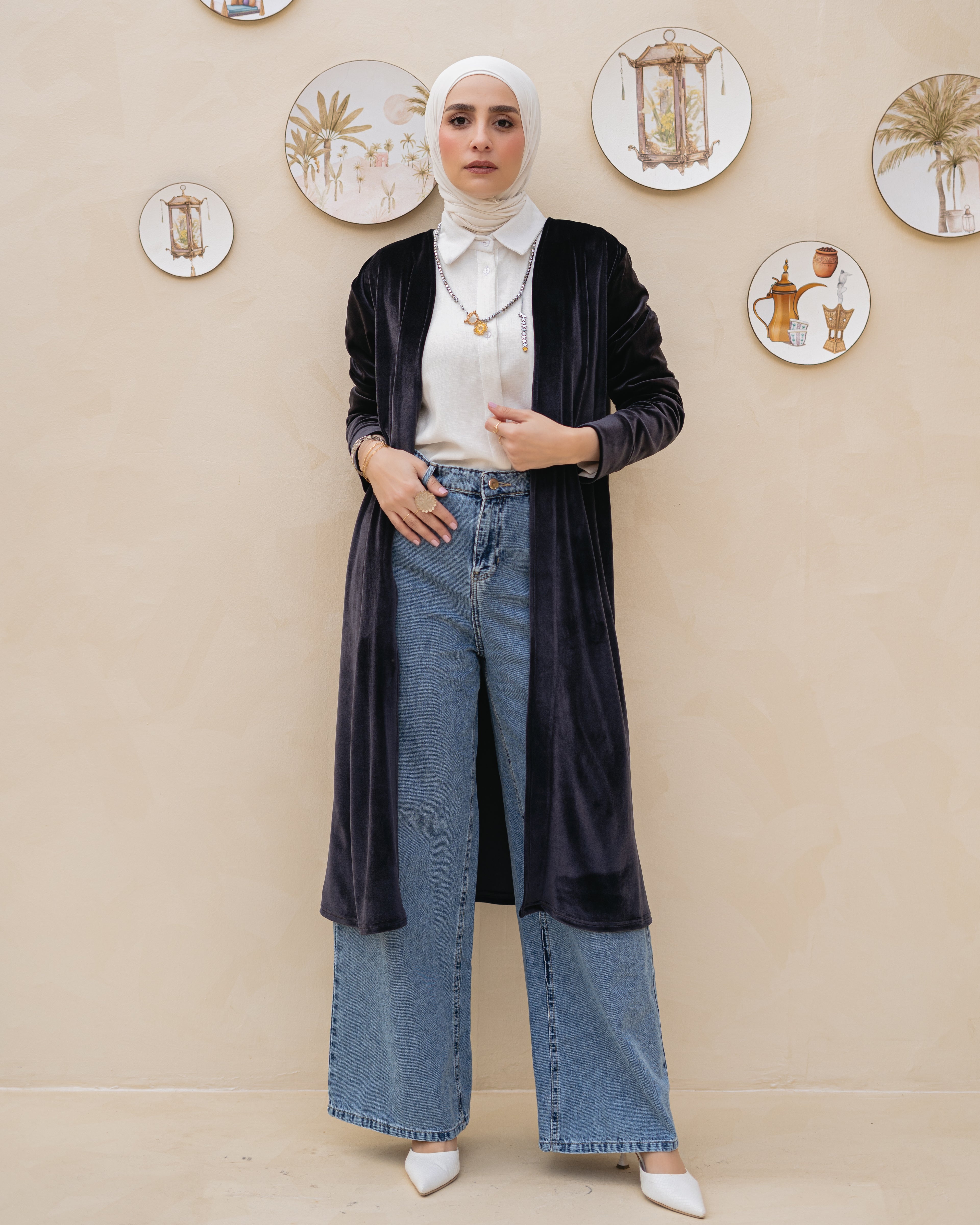 Black Velvet Cardigan