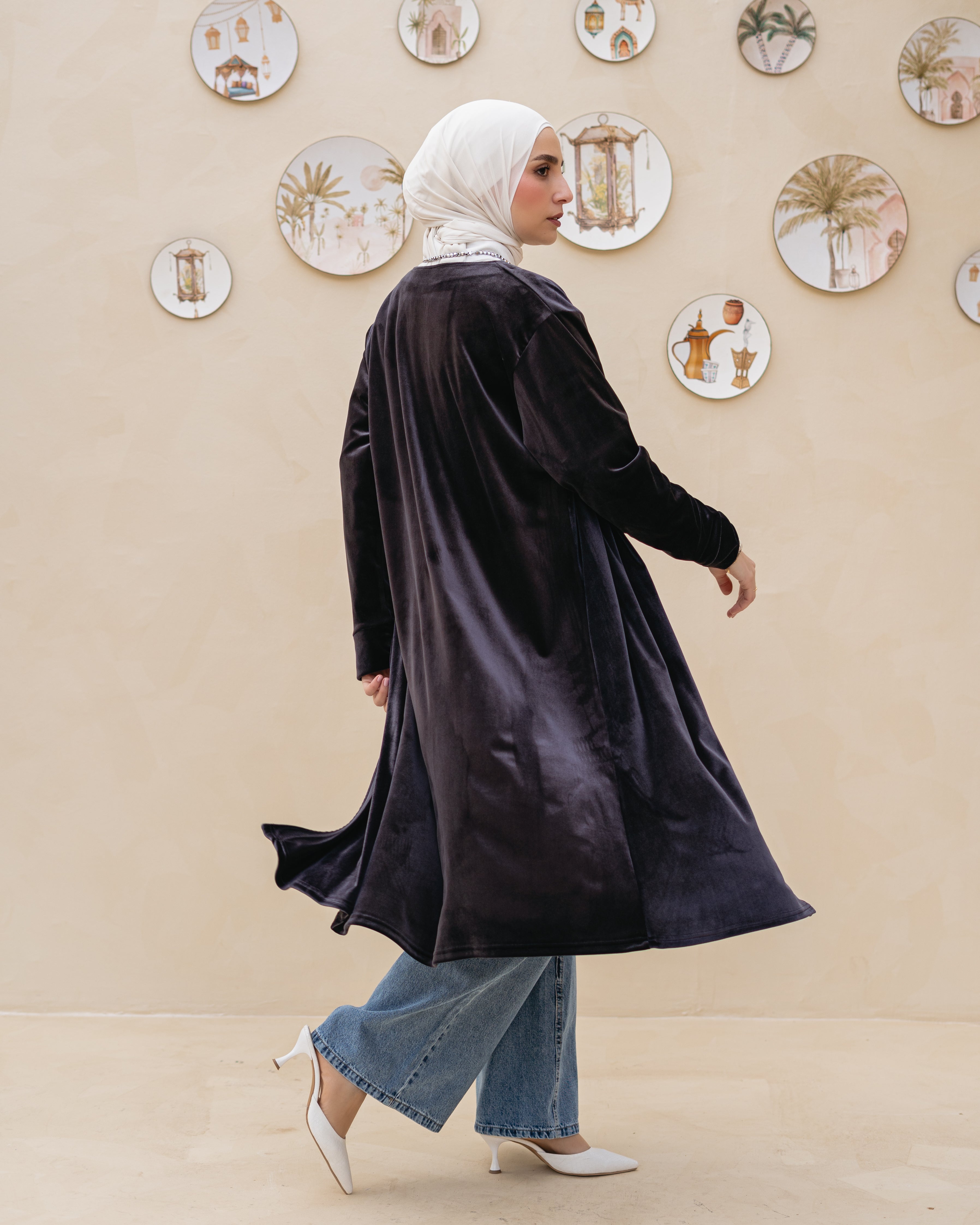 Black Velvet Cardigan