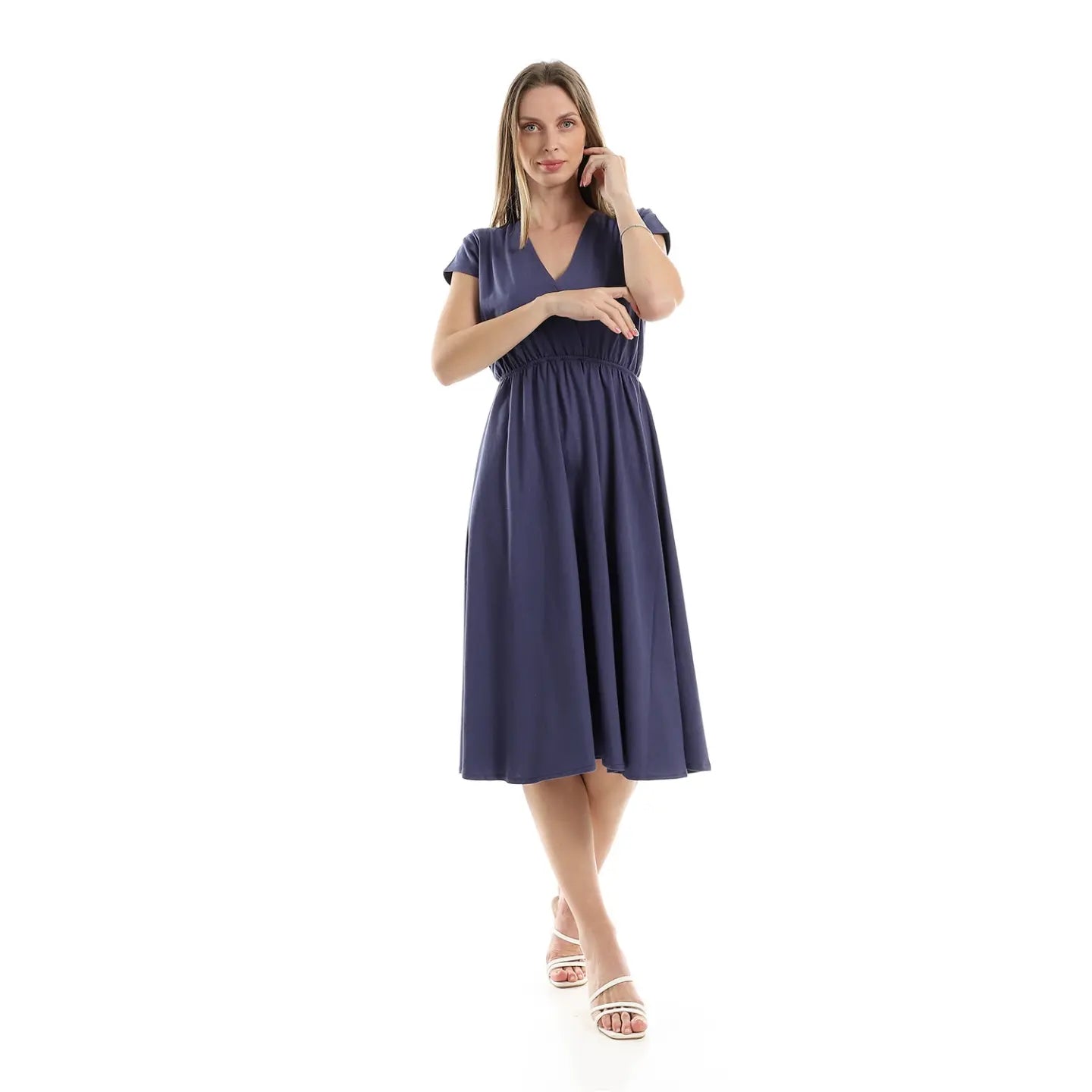 Khaki Wrap Dress