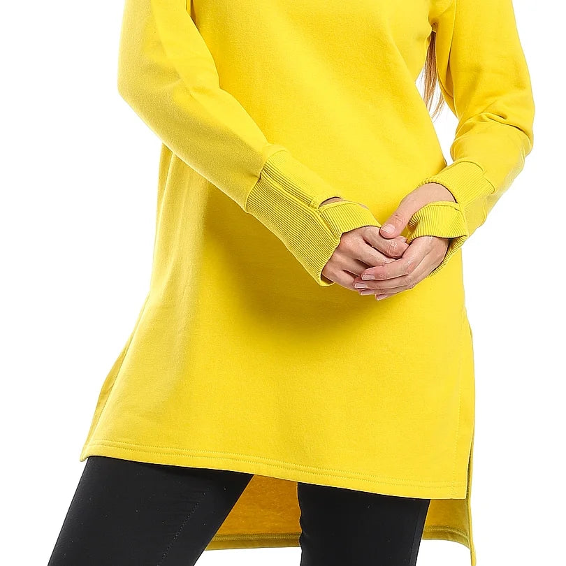 Thumb hole Hoodie dress