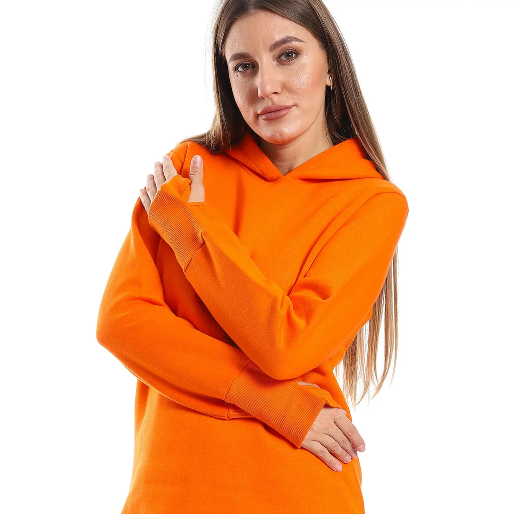 Thumb hole Hoodie dress