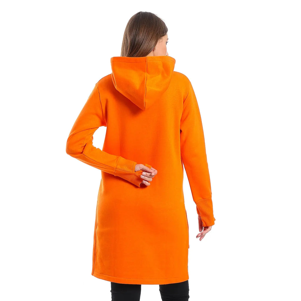 Thumb hole Hoodie dress