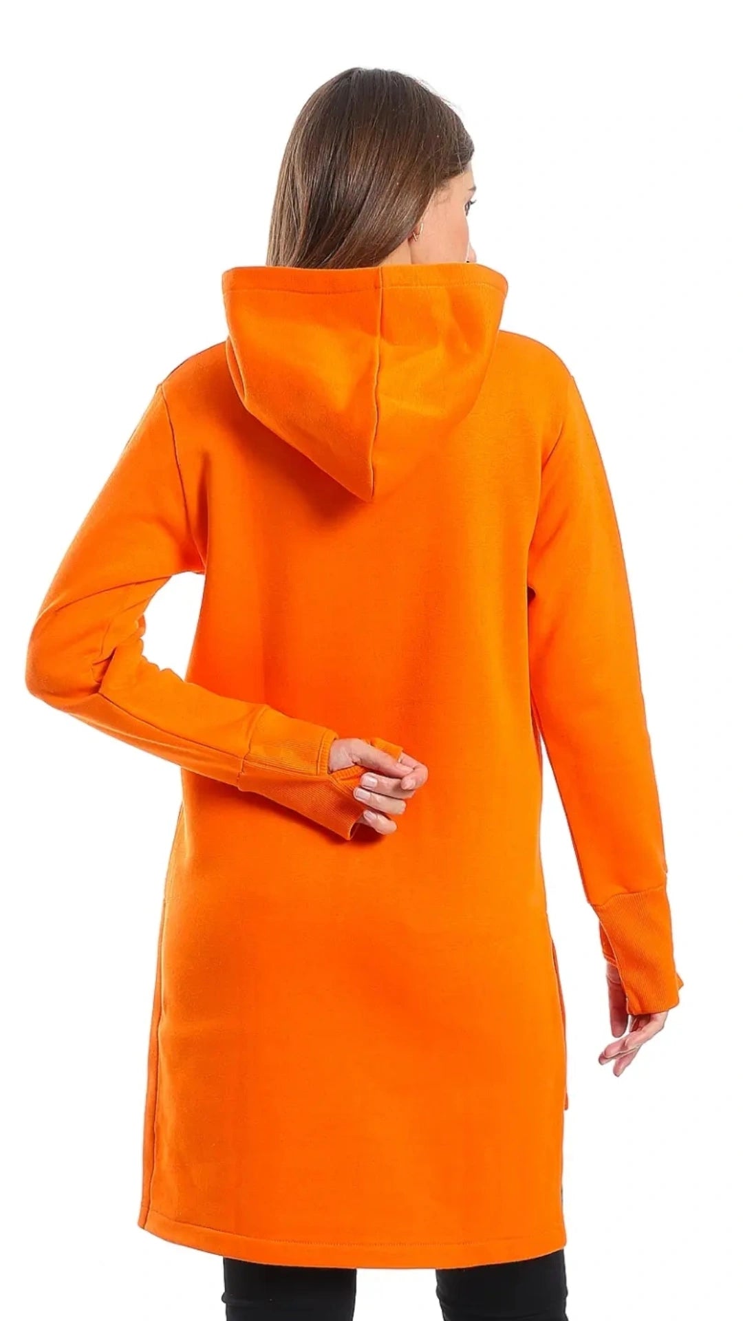 Thumb hole Hoodie dress