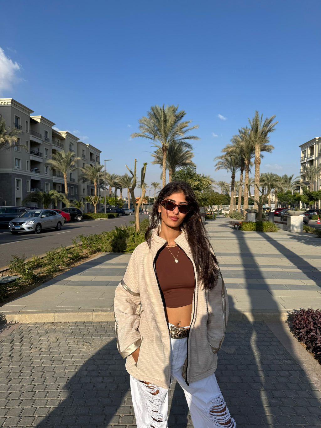 Golden beige Biscuit jacket