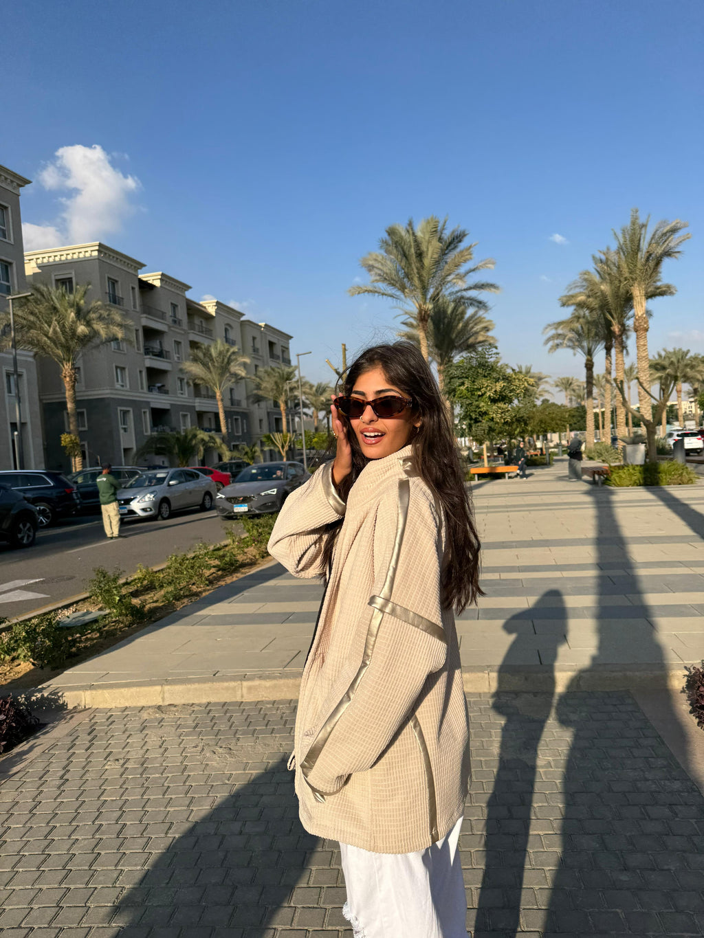 Golden beige Biscuit jacket