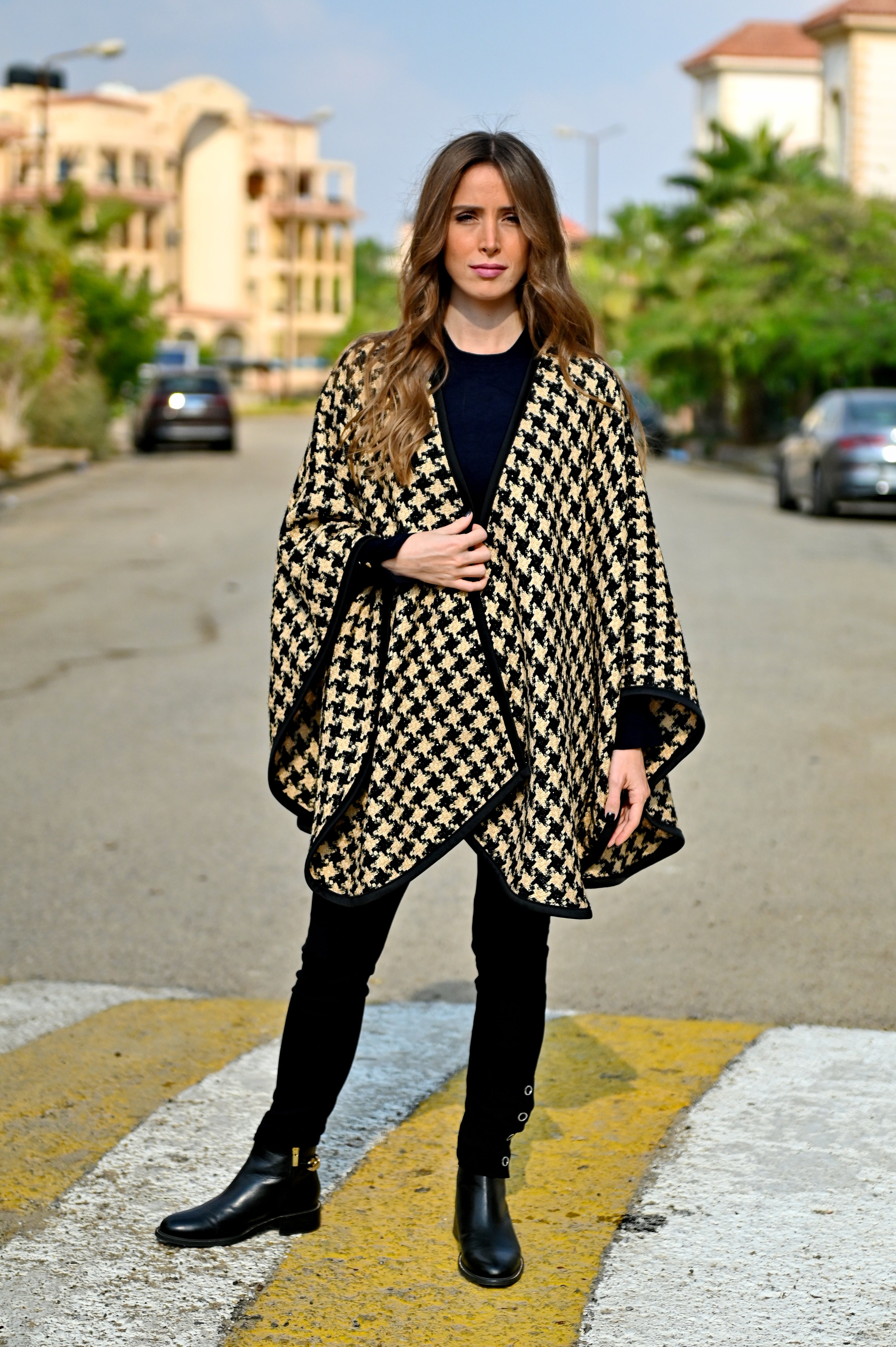 Houndstooth Cape