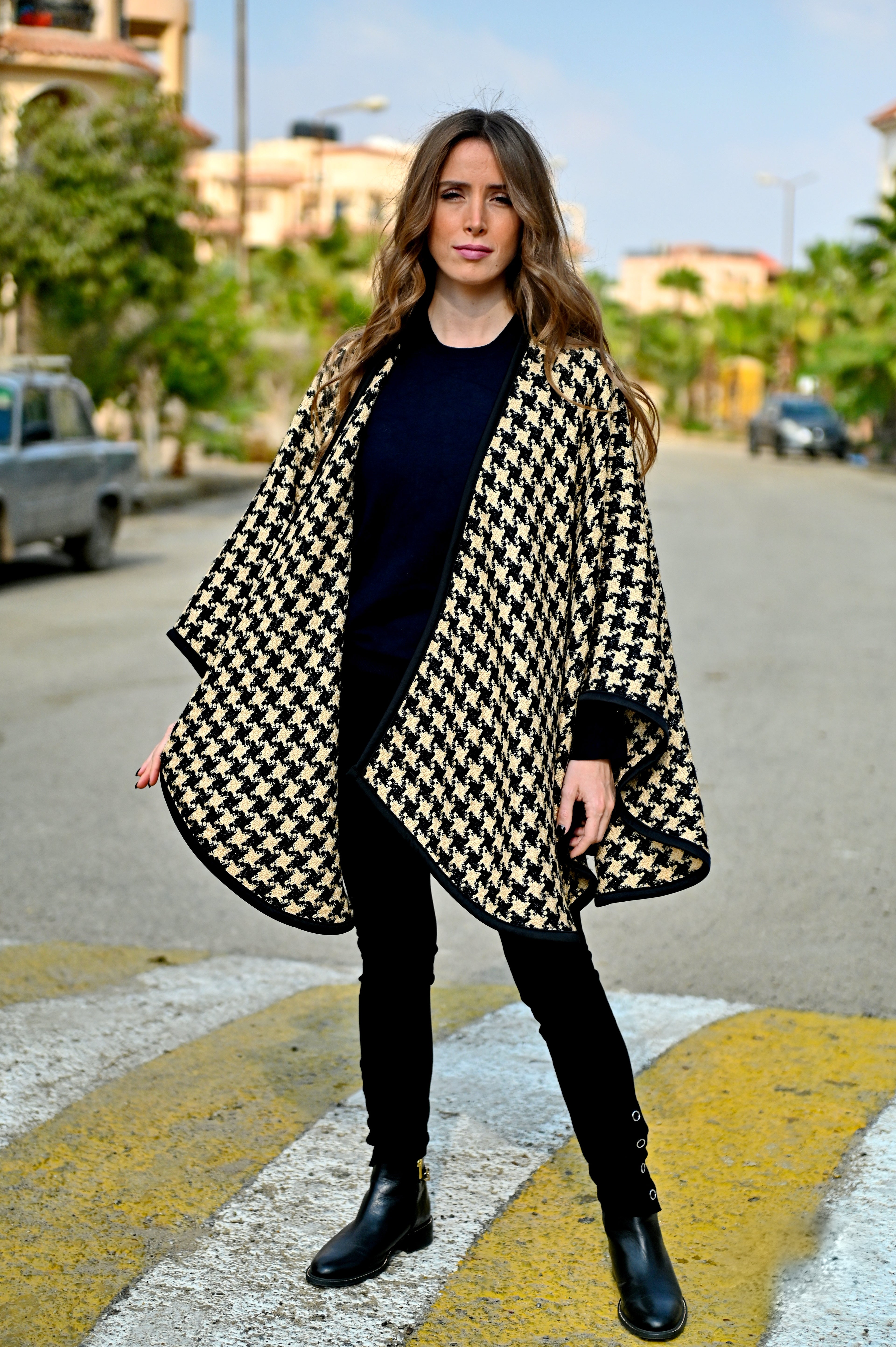 Houndstooth Cape