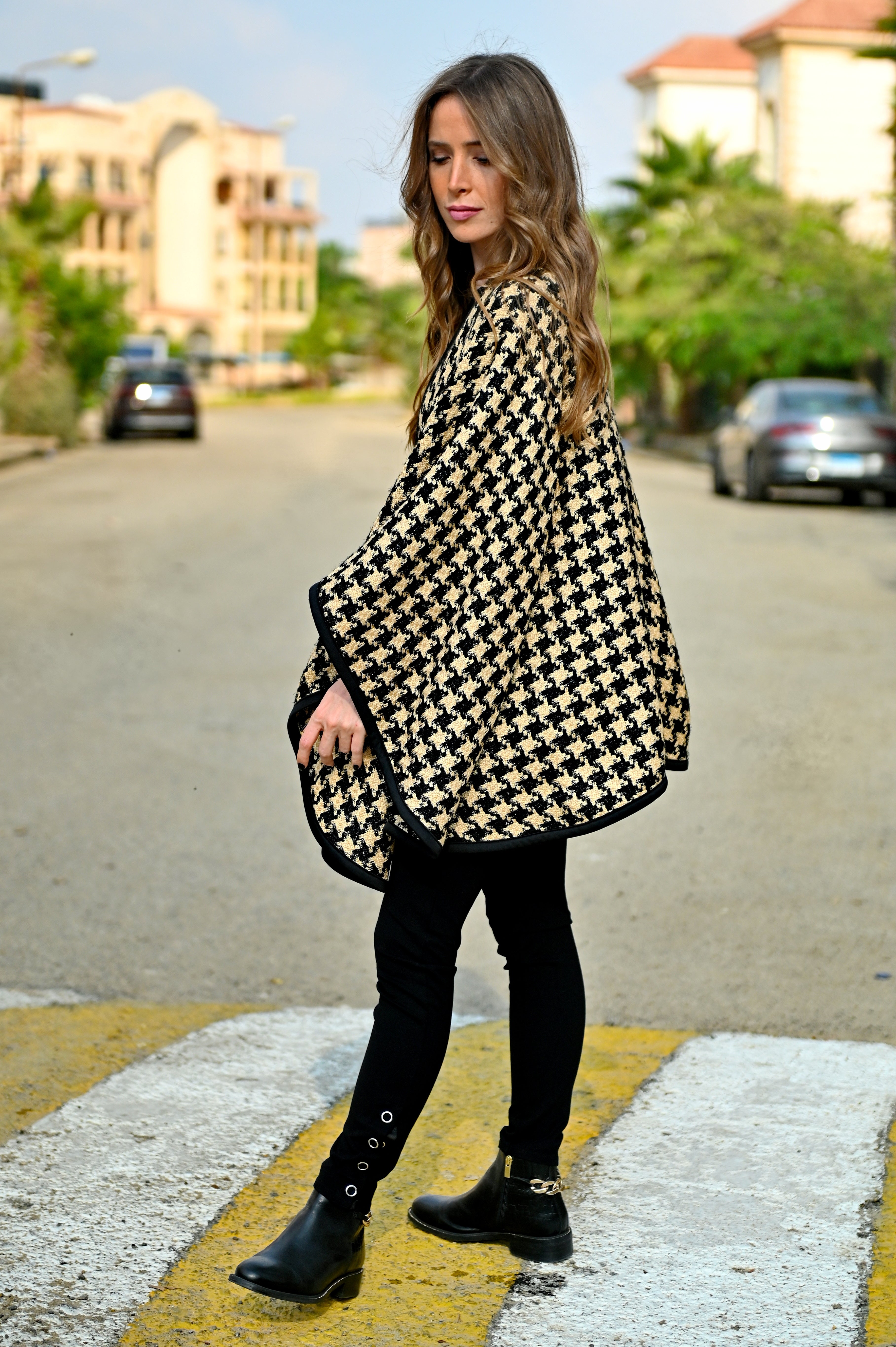 Houndstooth Cape