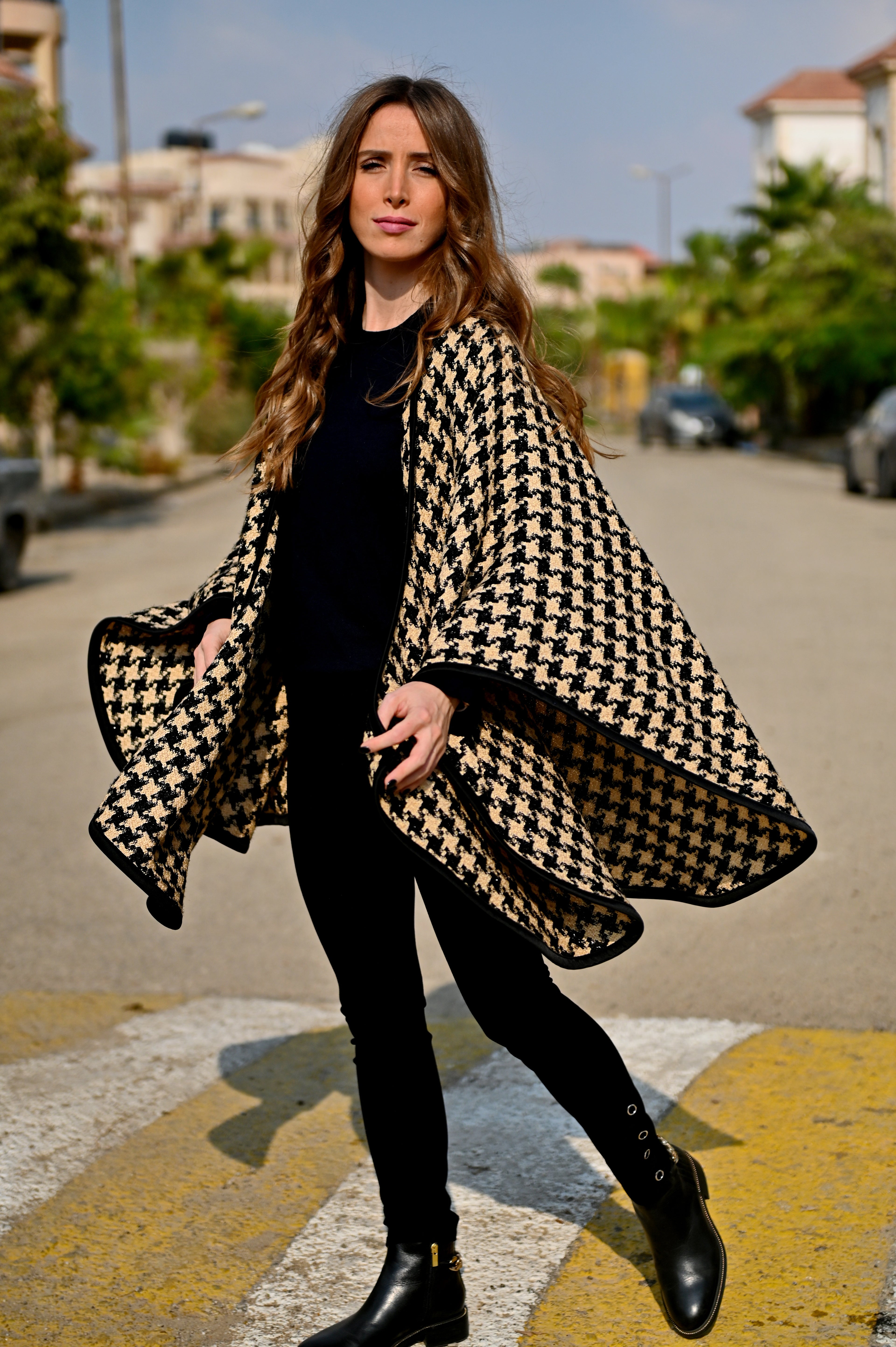 Houndstooth Cape