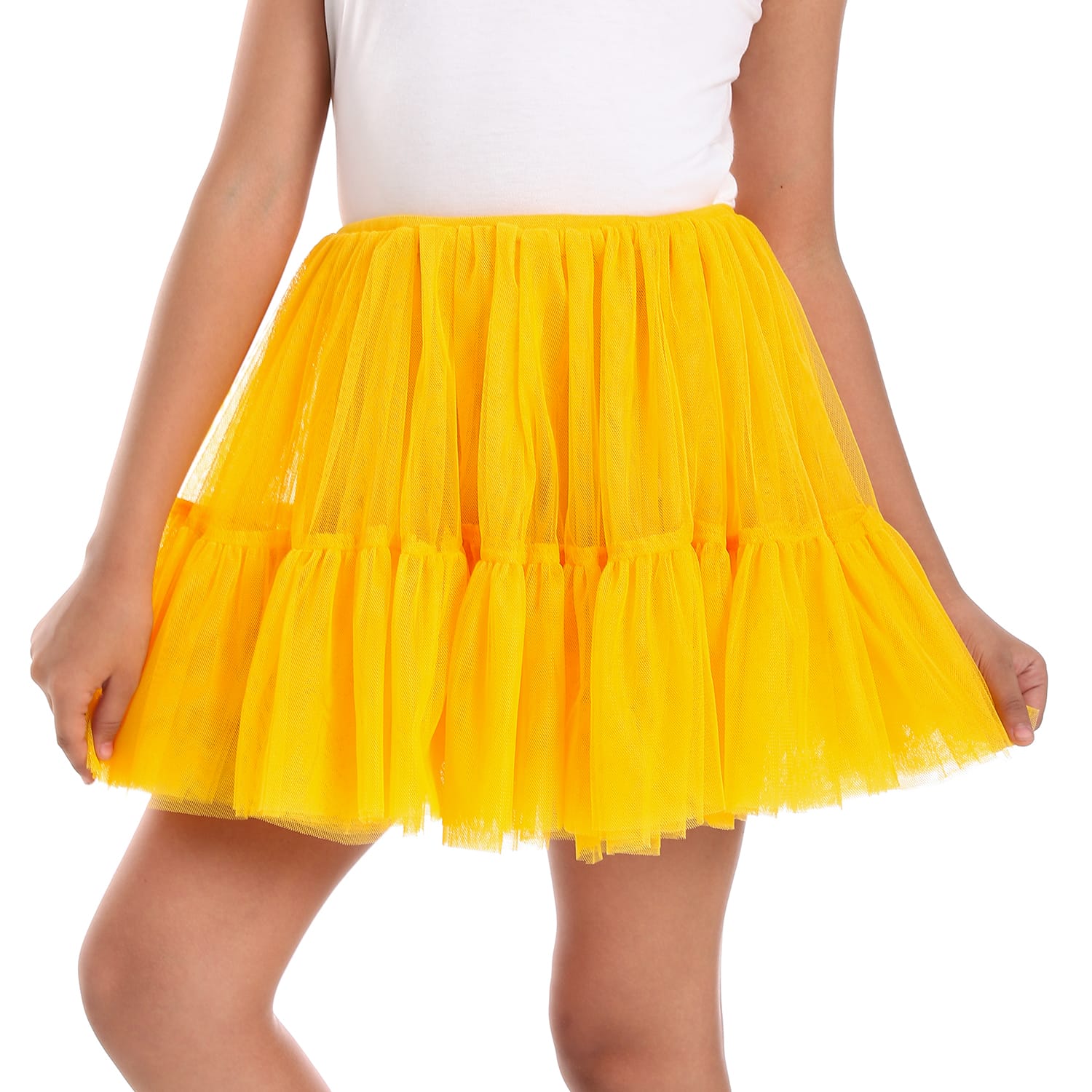 Red Puffed Kids Tutu skirt