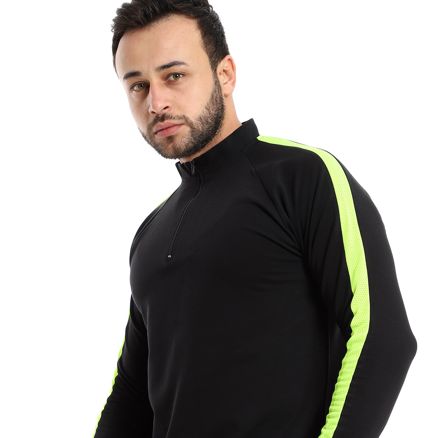 Neon yellow mesh side set