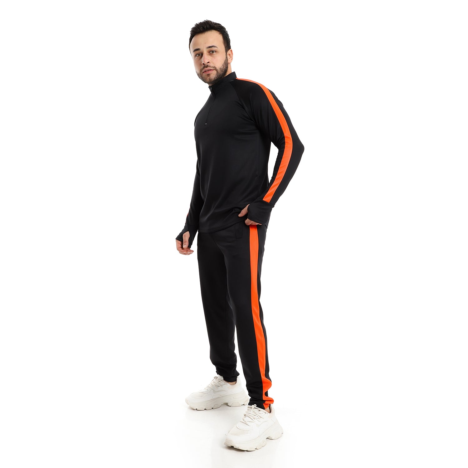Neon Orange mesh side set