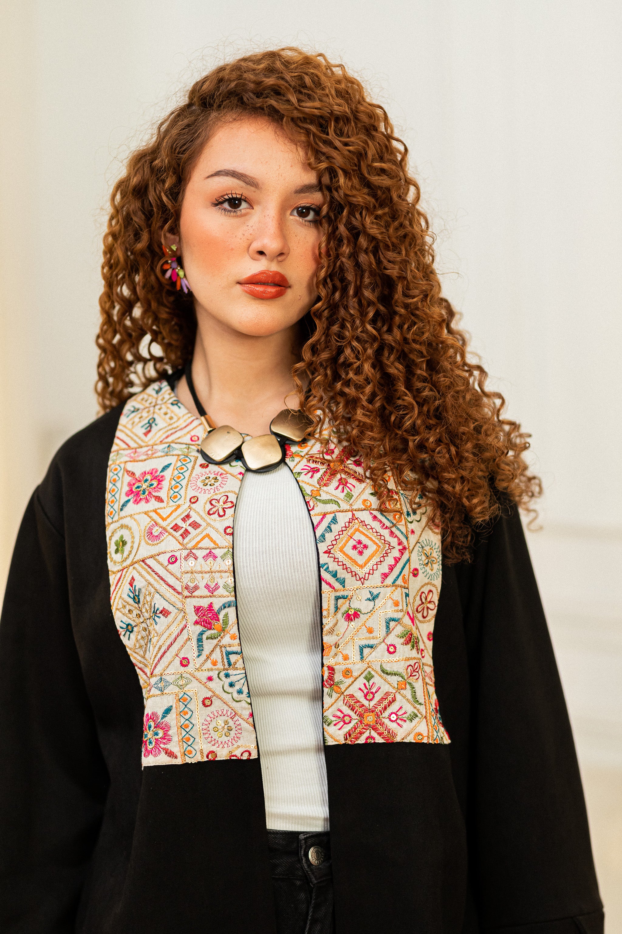 Boho chic suede Cardigan