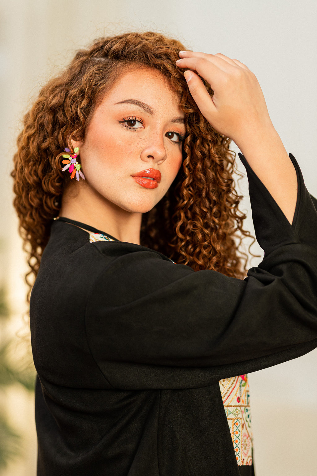 Boho chic suede Cardigan