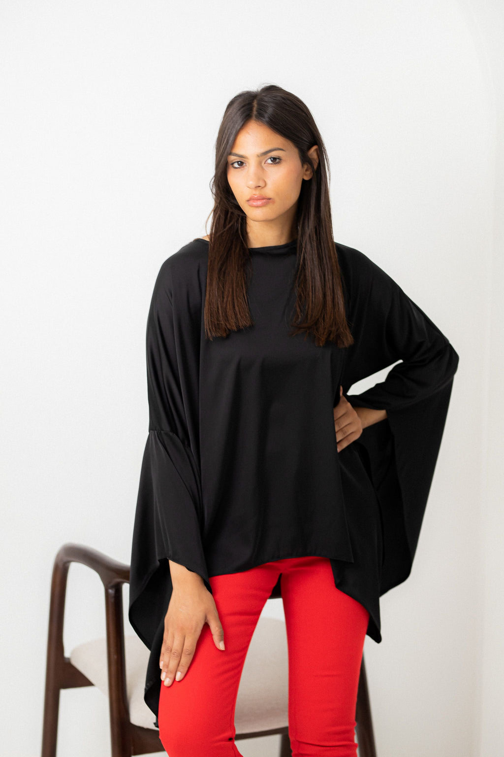 Black butterfly Top